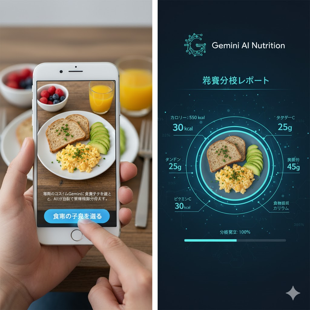 Step 1: 食事の写真を送る